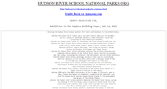 Desktop Screenshot of hudsonriverschoolnationalparks.org